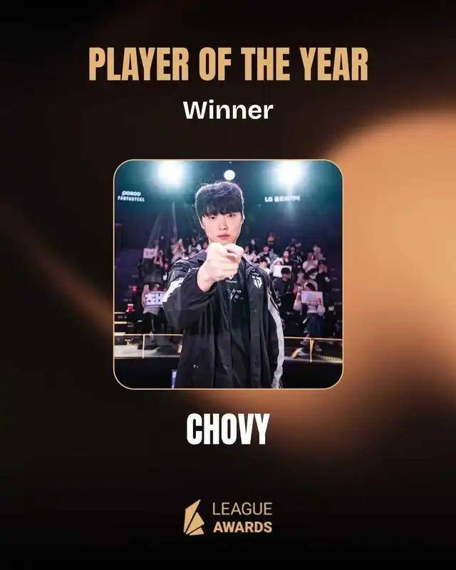 LOL新老交替,Chovy力压Faker拿年度选手,新王登基