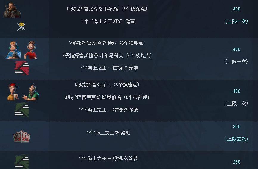 战舰世界14.10版本福利汇总黑五中队狂送金币，看比赛赢大量涂装