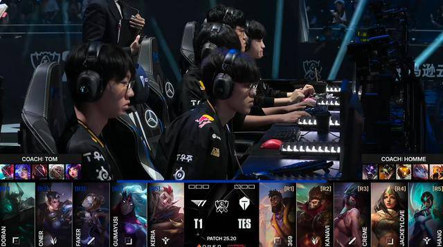S15全球总决赛：传奇不灭，再闯决赛！T1 3-0横扫TES晋级S15决赛！