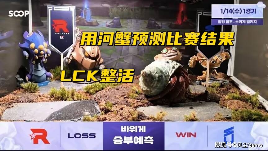 LOL十年赛事博主退网！LCK赛前整活：用河蟹预测比赛结果